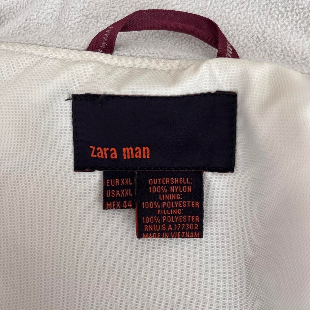 Zara light beige waterproof zip through bomber jacket 🤍 - Picture 7 of 10